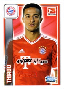 Sticker Thiago Alcántara - German Football Bundesliga 2013-2014 - Topps