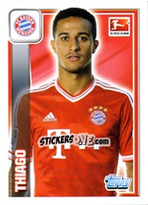 Sticker Thiago Alcántara - German Football Bundesliga 2013-2014 n. 205 - Topps