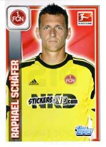 Sticker Raphael Schäfer - German Football Bundesliga 2013-2014 - Topps
