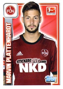 Sticker Marvin Plattenhardt - German Football Bundesliga 2013-2014 n. 221 - Topps