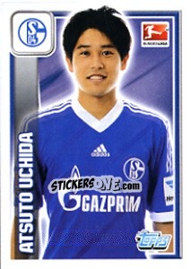 Sticker Atsuto Uchida - German Football Bundesliga 2013-2014 - Topps