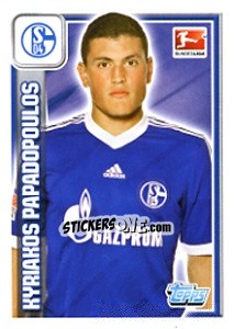 Sticker Kyriakos Papadopoulos - German Football Bundesliga 2013-2014 - Topps