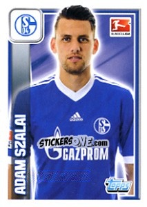 Sticker Adam Szalai - German Football Bundesliga 2013-2014 - Topps