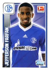 Sticker Jefferson Farfan - German Football Bundesliga 2013-2014 n. 241 - Topps