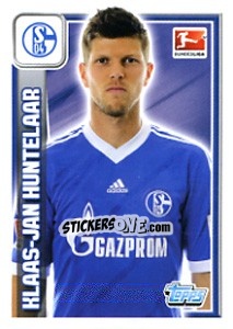Sticker Klaas-Jan Huntelaar - German Football Bundesliga 2013-2014 - Topps