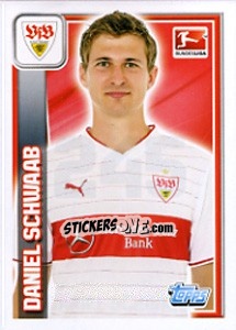 Sticker Daniel Schwaab - German Football Bundesliga 2013-2014 - Topps