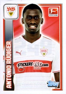 Cromo Antonio Rüdiger - German Football Bundesliga 2013-2014 - Topps