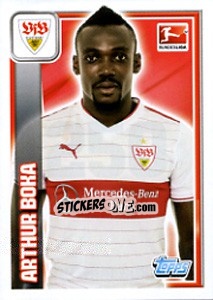 Sticker Arthur Boka - German Football Bundesliga 2013-2014 - Topps