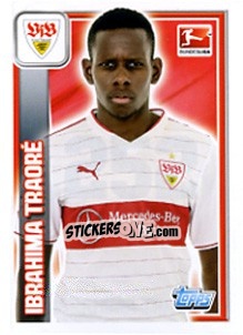 Sticker Ibrahima Traoré - German Football Bundesliga 2013-2014 - Topps