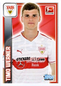 Sticker Timo Werner - German Football Bundesliga 2013-2014 n. 253 - Topps
