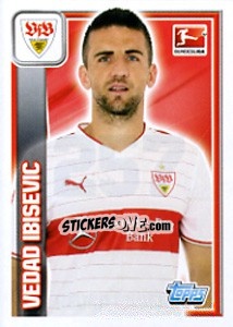 Sticker Vedad Ibisevic - German Football Bundesliga 2013-2014 n. 257 - Topps