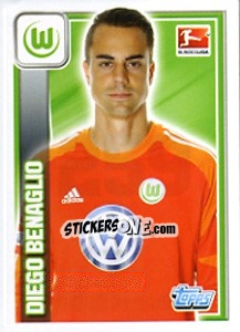 Sticker Diego Benaglio - German Football Bundesliga 2013-2014 - Topps