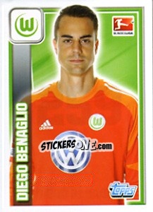 Sticker Diego Benaglio - German Football Bundesliga 2013-2014 n. 259 - Topps