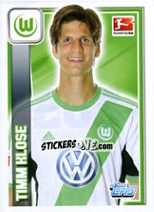 Sticker Timm Klose - German Football Bundesliga 2013-2014 - Topps