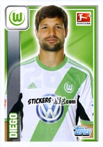 Sticker Diego - German Football Bundesliga 2013-2014 n. 267 - Topps