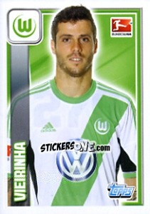 Sticker Vieirinha - German Football Bundesliga 2013-2014 - Topps
