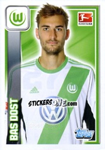 Cromo Bas Dost - German Football Bundesliga 2013-2014 - Topps