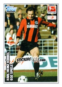 Sticker Karl-Heinz Körbel - German Football Bundesliga 2013-2014 - Topps