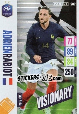 Sticker Adrien Rabiot - England 2024 Tournament Edition. Adrenalyn XL
 n. 282 - Panini