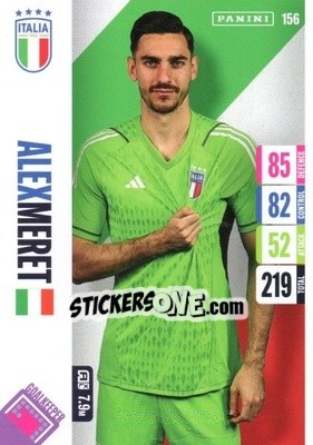 Sticker Alex Meret - England 2024 Tournament Edition. Adrenalyn XL
 n. 156 - Panini