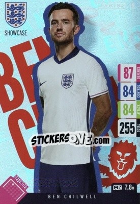 Sticker Ben Chilwell - England 2024 Tournament Edition. Adrenalyn XL
 n. 12 - Panini