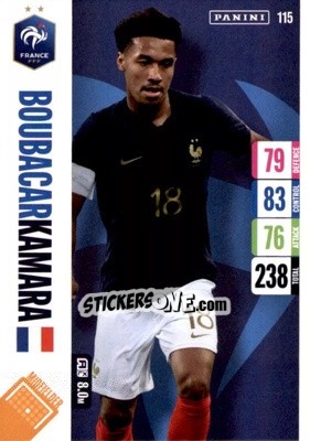 Sticker Boubacar Kamara - England 2024 Tournament Edition. Adrenalyn XL
 n. 115 - Panini