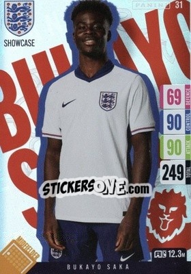 Sticker Bukayo Saka - England 2024 Tournament Edition. Adrenalyn XL
 n. 31 - Panini