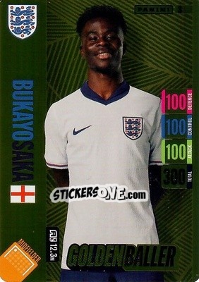 Sticker Bukayo Saka - England 2024 Tournament Edition. Adrenalyn XL
 n. 3 - Panini