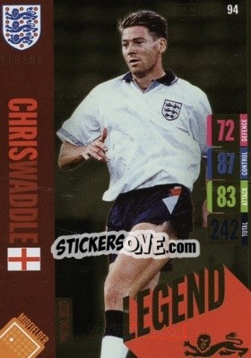 Sticker Chris Waddle - England 2024 Tournament Edition. Adrenalyn XL
 n. 94 - Panini
