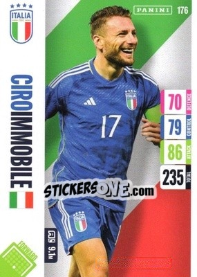 Sticker Ciro Immobile - England 2024 Tournament Edition. Adrenalyn XL
 n. 176 - Panini