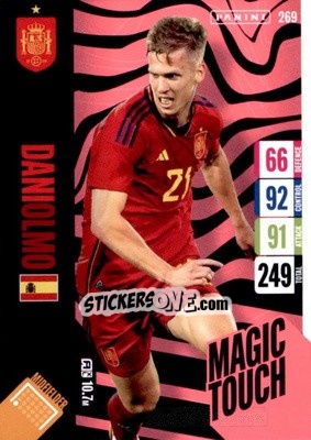 Sticker Dani Olmo - England 2024 Tournament Edition. Adrenalyn XL
 n. 269 - Panini
