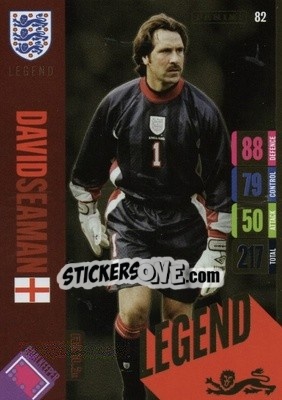 Cromo David Seaman - England 2024 Tournament Edition. Adrenalyn XL
 n. 82 - Panini