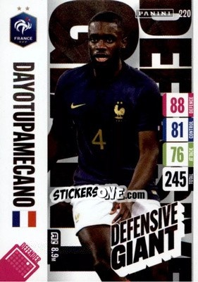 Sticker Dayot Upamecano - England 2024 Tournament Edition. Adrenalyn XL
 n. 220 - Panini
