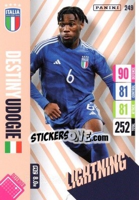 Sticker Destiny Udogie - England 2024 Tournament Edition. Adrenalyn XL
 n. 249 - Panini