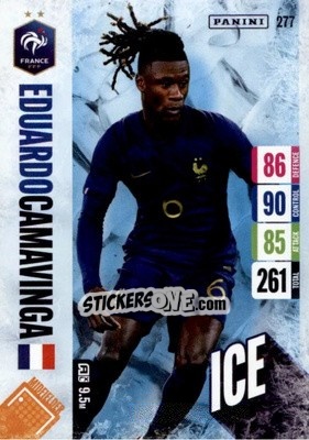 Sticker Eduardo Camavinga - England 2024 Tournament Edition. Adrenalyn XL
 n. 277 - Panini