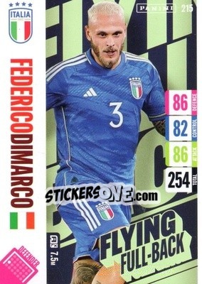 Sticker Federico Dimarco - England 2024 Tournament Edition. Adrenalyn XL
 n. 215 - Panini
