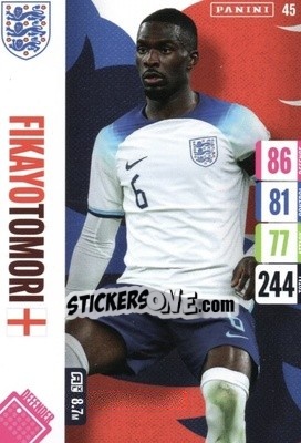 Sticker Fikayo Tomori - England 2024 Tournament Edition. Adrenalyn XL
 n. 45 - Panini