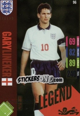 Sticker Gary Lineker - England 2024 Tournament Edition. Adrenalyn XL
 n. 96 - Panini