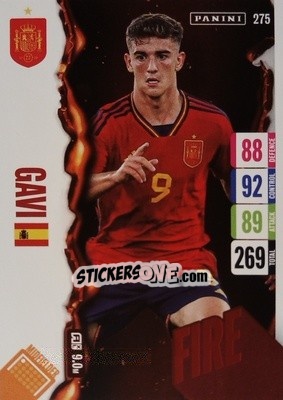 Sticker Gavi - England 2024 Tournament Edition. Adrenalyn XL
 n. 275 - Panini
