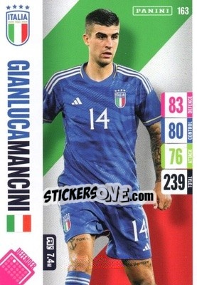 Sticker Gianluca Mancini - England 2024 Tournament Edition. Adrenalyn XL
 n. 163 - Panini
