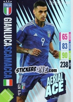 Sticker Gianluca Scamacca - England 2024 Tournament Edition. Adrenalyn XL
 n. 238 - Panini