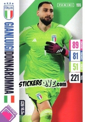 Sticker Gianluigi Donnarumma - England 2024 Tournament Edition. Adrenalyn XL
 n. 155 - Panini