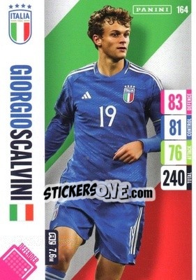 Sticker Giorgio Scalvini - England 2024 Tournament Edition. Adrenalyn XL
 n. 164 - Panini