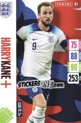 Sticker Harry Kane - England 2024 Tournament Edition. Adrenalyn XL
 n. 61 - Panini