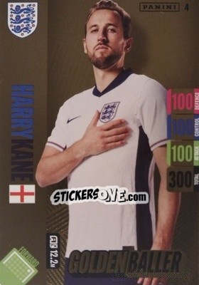 Sticker Harry Kane - England 2024 Tournament Edition. Adrenalyn XL
 n. 4 - Panini