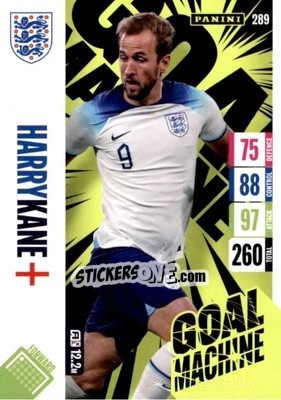 Sticker Harry Kane - England 2024 Tournament Edition. Adrenalyn XL
 n. 289 - Panini