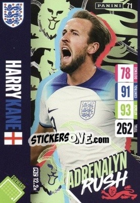 Sticker Harry Kane - England 2024 Tournament Edition. Adrenalyn XL
 n. 71 - Panini