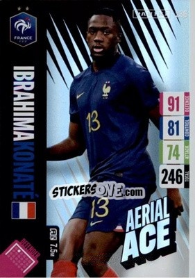 Sticker Ibrahima Konate - England 2024 Tournament Edition. Adrenalyn XL
 n. 236 - Panini