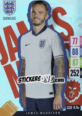 Sticker James Maddison - England 2024 Tournament Edition. Adrenalyn XL
 n. 27 - Panini