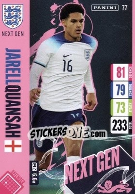 Cromo Jarell Quansah - England 2024 Tournament Edition. Adrenalyn XL
 n. 77 - Panini
